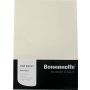Bonnanotte 100% katoenen hoeslaken-Off White-160 x 200 cm