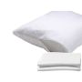 Molton kussensloop (set van 2 stuks) Ritssluiting