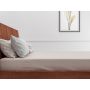 Zo! Home Lino katoenen hoeslaken Sandy Beige