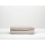 Zo! Home Lino katoenen hoeslaken Sandy Beige