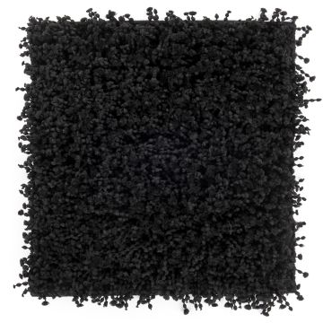 Heckettlane Night-Black Badmat Onda 60% Katoen 40% Polyester