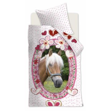 Hanneke de Jager Dekbedovertrek Roze Favorites Katoen 1-persoons 135 x 200 cm