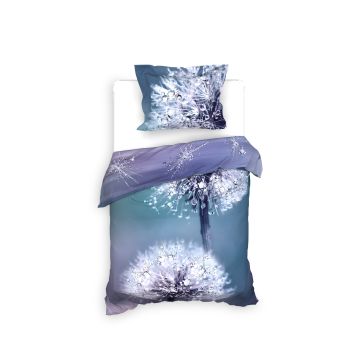 Heckettlane Blue Dekbedovertrek Hannia 100% Katoen-Satijn Heckettlane Blue Dekbedovertrek Hannia 100% Katoen-Satijn