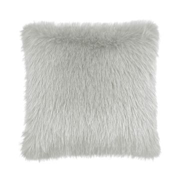 Heckettlane Silver-Grey Sierkussen Perle Fake Fur