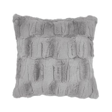 Heckettlane Lava-Grey Sierkussen Delphi Fake Fur