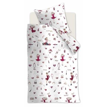 Beddinghouse X Hanneke de Jager Dekbedovertrek Roze Sprookjes Katoen