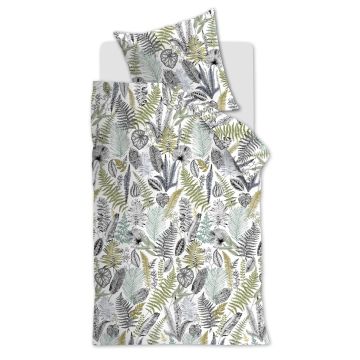 At Home By Beddinghouse Dekbedovertrek Groen Katoen 1-persoons 155 x 220 cm