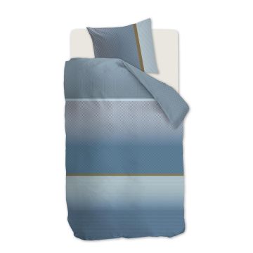 Kardol by Beddinghouse Dekbedovertrek Blauwgroen Grafisch Katoen