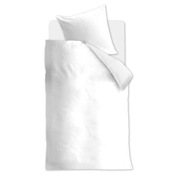 Beddinghouse Dekbedovertrek Wit Biologisch Katoen 1-persoons 135 x 200 cm