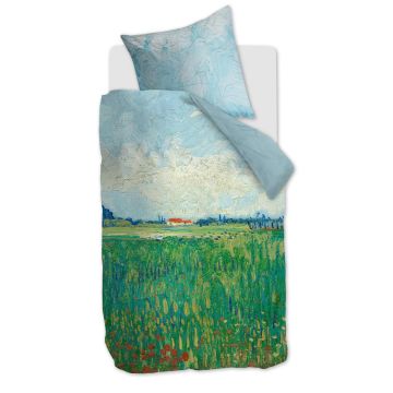 Beddinghouse X Van Gogh Museum Dekbedovertrek Groen Bloemen Katoen