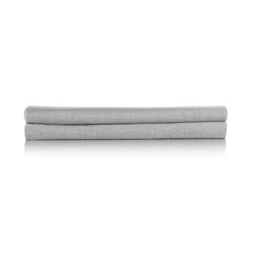 ZoHome Dove-Grey Hoeslaken Lino-split-topper 100% Katoen