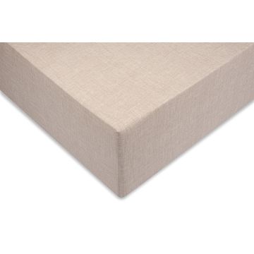 ZoHome Sandy-Beige Hoeslaken Lino 100% Katoen