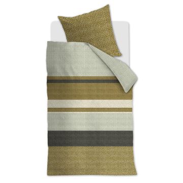 Beddinghouse Dekbedovertrek Groen Katoen 1-persoons 135 x 200 cm