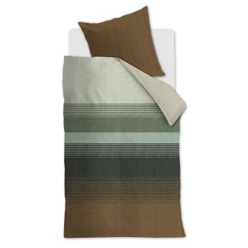 Beddinghouse Dekbedovertrek Groen Katoen 1-persoons 155 x 220 cm