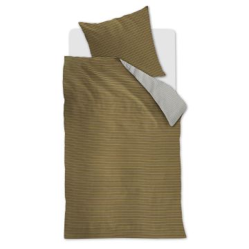 Beddinghouse Dekbedovertrek Groen Bamboe/Satijn 1-persoons 155 x 220 cm Beddinghouse Dekbedovertrek Groen Bamboe/Satijn 1-persoons 155 x 220 cm