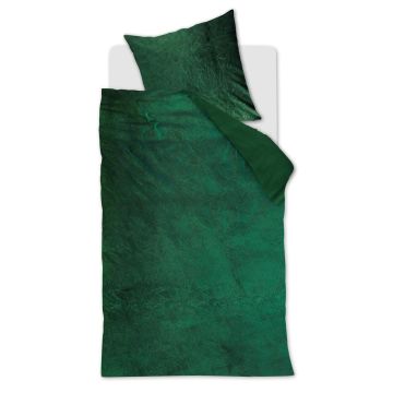 At Home By Beddinghouse Dekbedovertrek Groen Botanisch Katoen