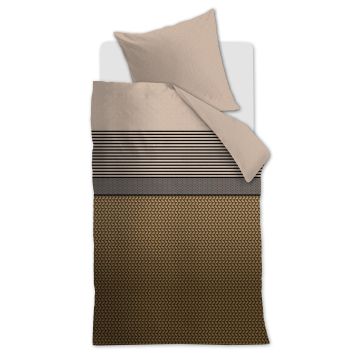 Beddinghouse Dutch Design Dekbedovertrek Bruin Biologisch Katoen