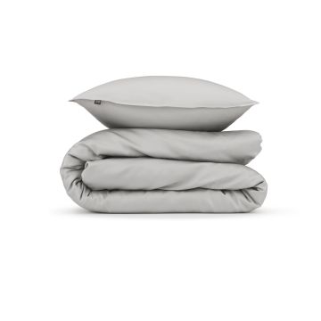 ZoHome Ash-Grey Dekbedovertrek Satinado 100% Katoen-Satijn
