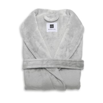 ZoHome Pearl-Grey Badjas Cara 100% Polyester