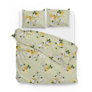 ZoHome Light-Green Dekbedovertrek Bente 100% Katoen-Satijn