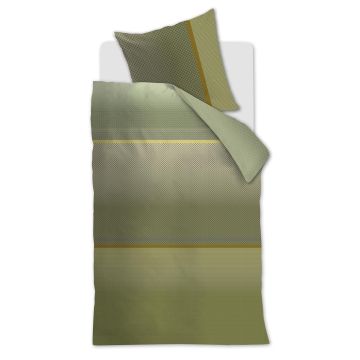 Kardol by Beddinghouse Dekbedovertrek Olijfgroen Grafisch Katoen