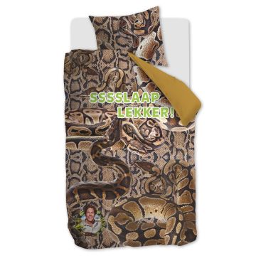 FREEK VONK Dekbedovertrek Bruin Dieren Katoen
