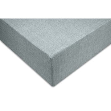 ZoHome Stone-Blue Hoeslaken Lino 100% Katoen