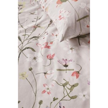 Ariadne At Home Dekbedovertrek Flowerlove Zand 1-persoons 140 x 200/220 cm