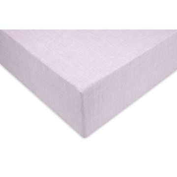 ZoHome Grey-Lilac Hoeslaken Lino 100% Katoen