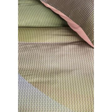 Beddinghouse Dutch Design Dekbedovertrek Glossy Groen 1-persoons 140 x 200/220 cm