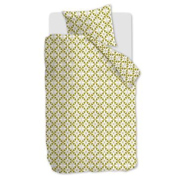Beddinghouse Dekbedovertrek Mae - Groen – 1-persoons 140 x 200/220 cm Beddinghouse Dekbedovertrek Mae - Groen – 1-persoons 140 x 200/220 cm