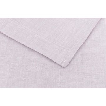 ZoHome Grey-Lilac Laken Lino-sheet 100% Katoen