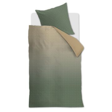 Beddinghouse Dekbedovertrek Groen Gradient Katoen