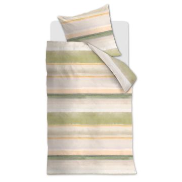 Beddinghouse Dekbedovertrek Groen Bloemen Katoen