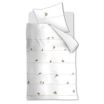 Marjolein Bastin Dekbedovertrek Naturel Animals Katoen Marjolein Bastin Dekbedovertrek Naturel Animals Katoen