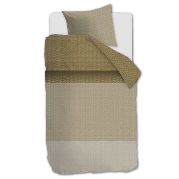 Beddinghouse Dekbedovertrek Sanna Goud 1-persoons 140 x 200/220 cm