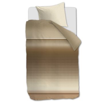 Beddinghouse Dekbedovertrek Jenn Naturel 1-persoons 140 x 200/220 cm