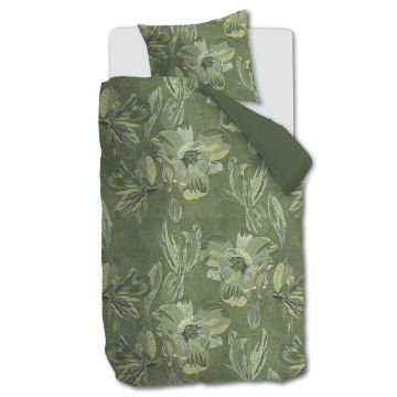 Kardol By Beddinghouse Dekbedovertrek Symbiose Groen 1-persoons 140 x 200/220 cm Kardol By Beddinghouse Dekbedovertrek Symbiose Groen 1-persoons 140 x 200/220 cm