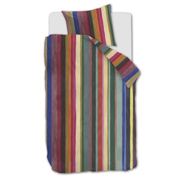 Oilily Dekbedovertrek Fiesta Lines Multi 1-persoons 140 x 200/220 cm
