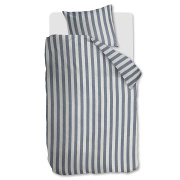 Beddinghouse Dekbedovertrek Jamie Blauw 1-persoons 140 x 200/220 cm