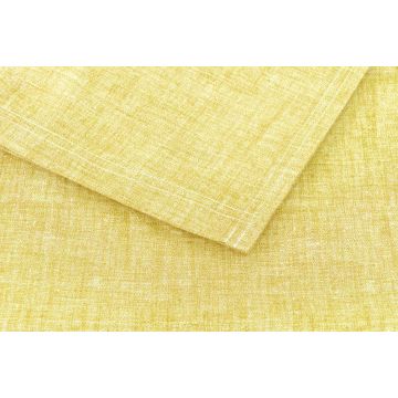 ZoHome Aspen-Yellow Laken Lino-sheet 100% Katoen