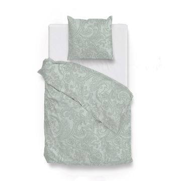 ZoHome Mint-Green Dekbedovertrek Paisley-di-Lino 100% Katoen ZoHome Mint-Green Dekbedovertrek Paisley-di-Lino 100% Katoen