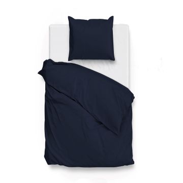 ZoHome Navy-Blue Dekbedovertrek Satinado 100% Katoen-Satijn