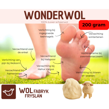 WonderWol - Antidruk Wol - Loop wol 