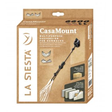 Bevestigingsset Hangmat CasaMount Black - La Siesta