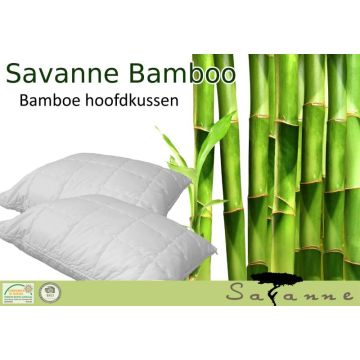 Savanne Bamboo (bamboe) hoofdkussen 60 x 70 cm