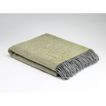 Zachte merino wollen plaid Cosy Lemon
