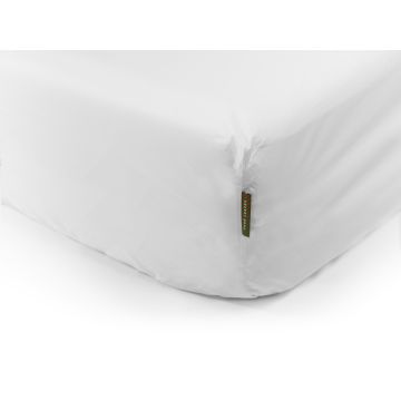 Nayakakanda percale fitted sheet (white) - Four Leaves