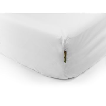 Nayakakanda sateen fitted sheet (white) - Four Leaves