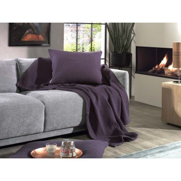 Wafel Plaid Velvet Purple